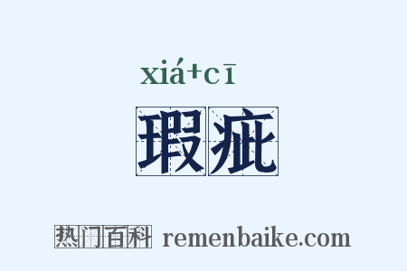 瑕疵是什么意思的图片